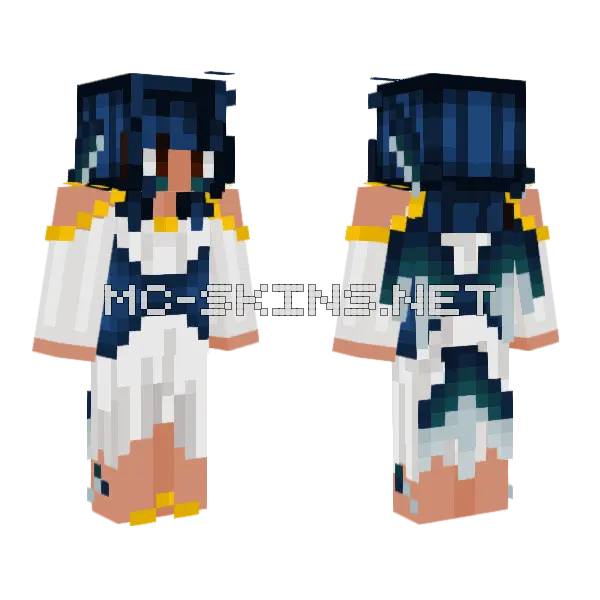 Bea Minecraft skin, front and back