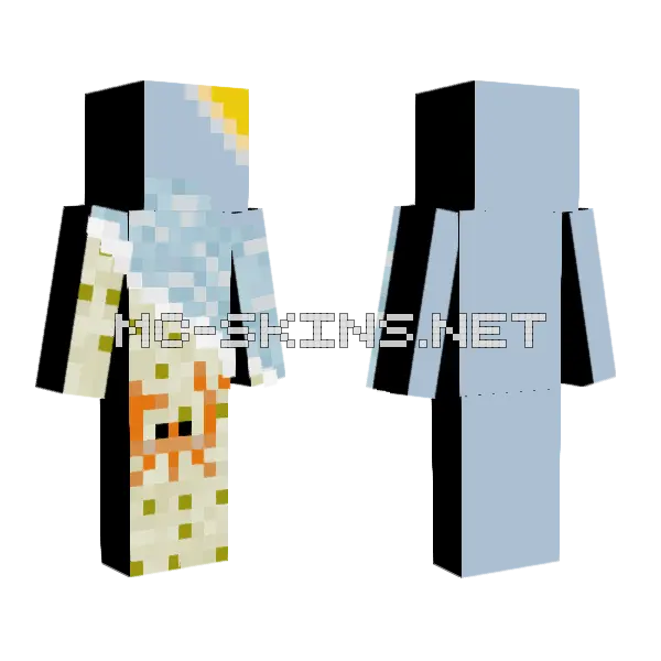 Beach Arena Skin Minecraft skin, front and back