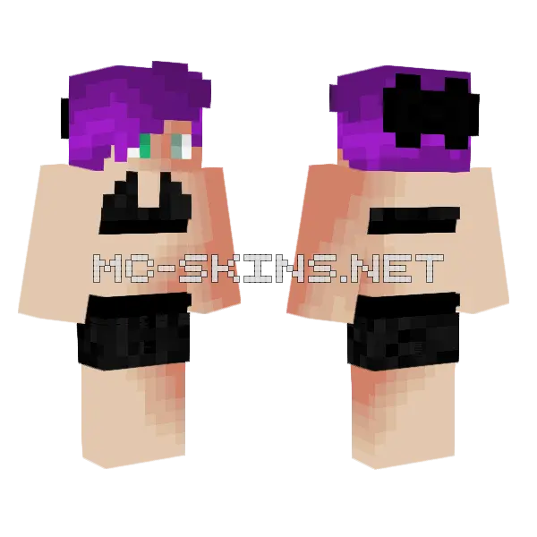 Beach Episode Ciaranpixelzsmp Edition Minecraft skin, front and back