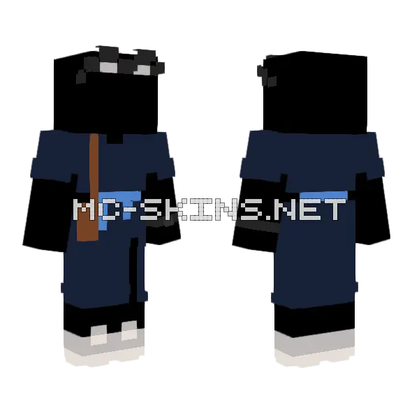 Beachside Umbrella Ob Minecraft skin, front and back