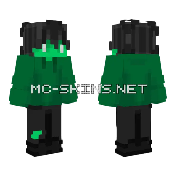 Bean 4 0 Minecraft skin, front and back