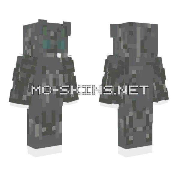 Beanie My Kitten Minecraft skin, front and back