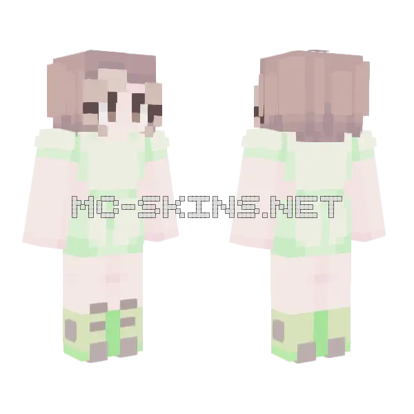 Bear Skin Minecraft skin, front and back