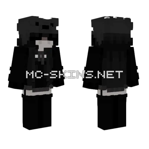 Bear Skin Minecraft skin, front and back