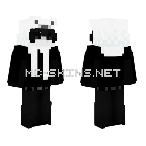 Bearwttrwe Skin Minecraft skin, front and back