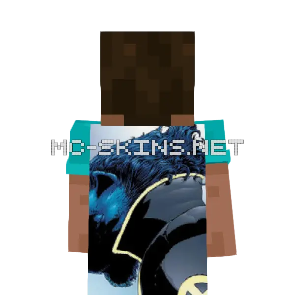 Beast Minecraft cape worn on a player