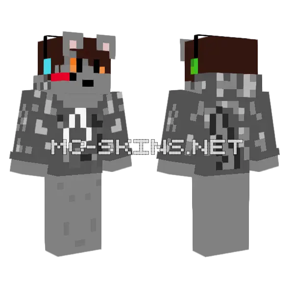 Beast El Catto Minecraft skin, front and back