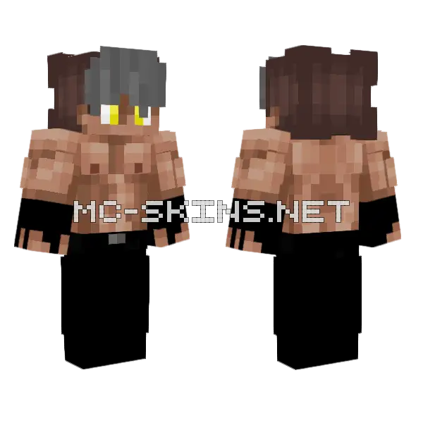 Beat It Minecraft skin, front and back