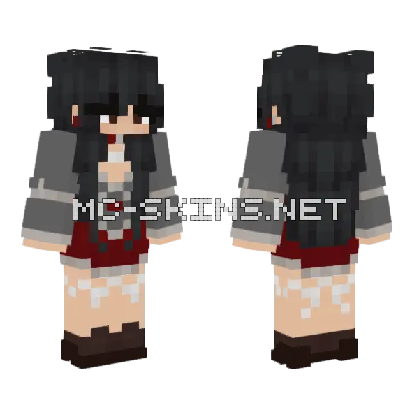 Beatrix Fta Project Minecraft skin, front and back