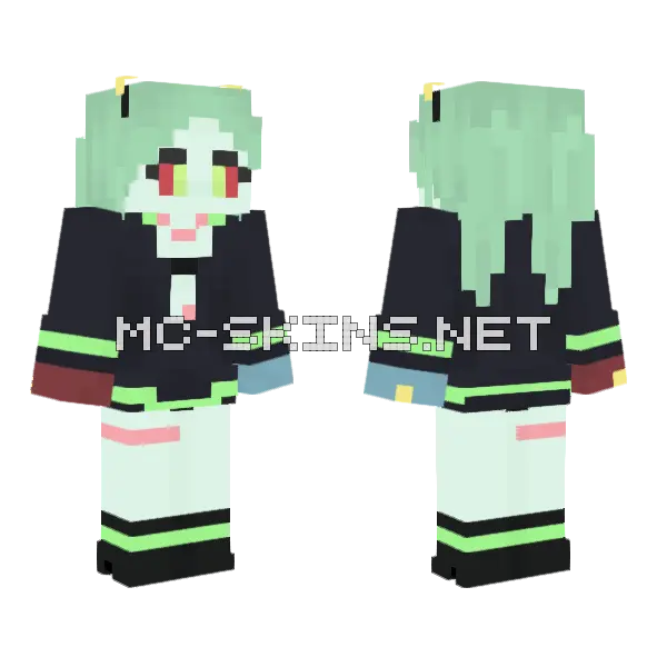Becca Minecraft skin, front and back