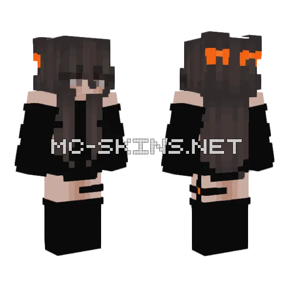 Becky Minecraft skin, front and back