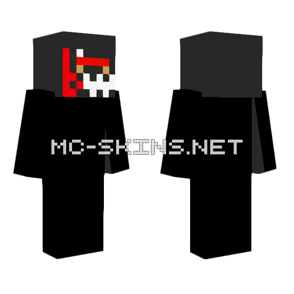 Bedwars Skin Minecraft skin, front and back