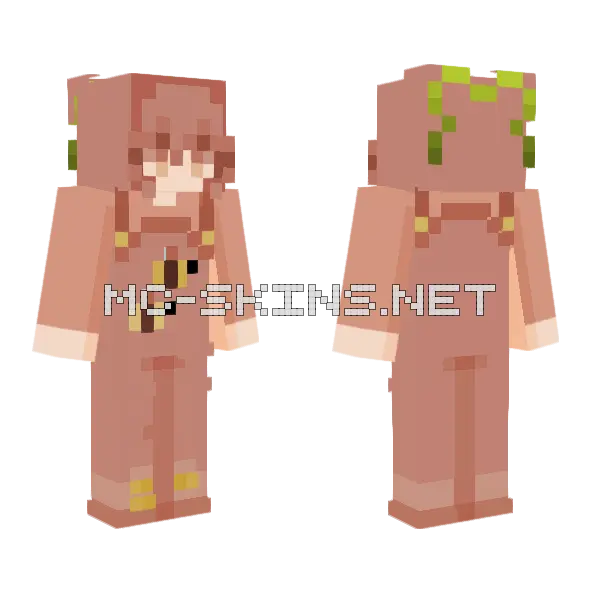 Beekeepers RCE Minecraft skin, front and back