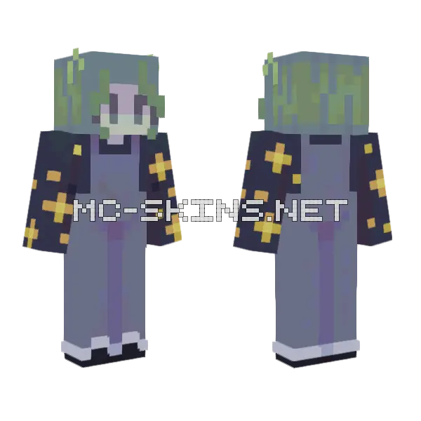 Beep Beep Borp Minecraft skin, front and back
