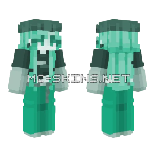 Begging Forgiven Persona Rework Minecraft skin, front and back