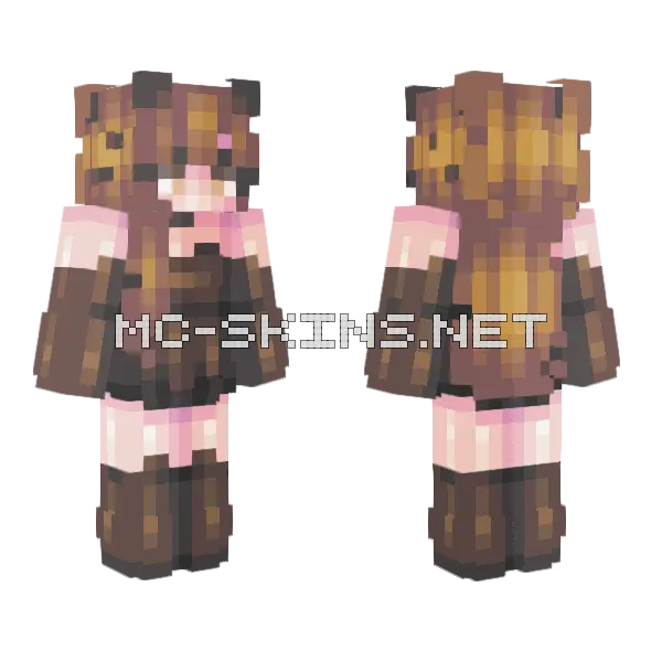 Beginnings Girl Minecraft skin, front and back