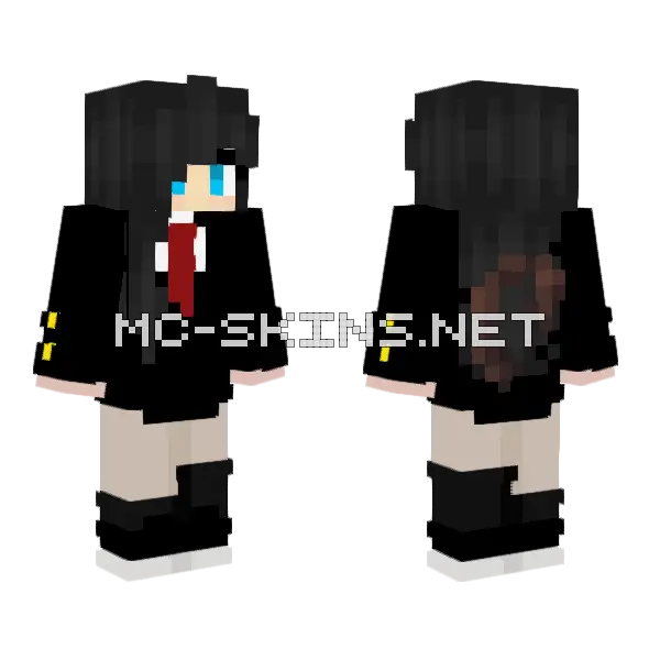 Bejmaksi Minecraft skin, front and back