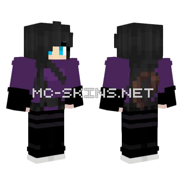 Bejmaksi Hawkeye Minecraft skin, front and back