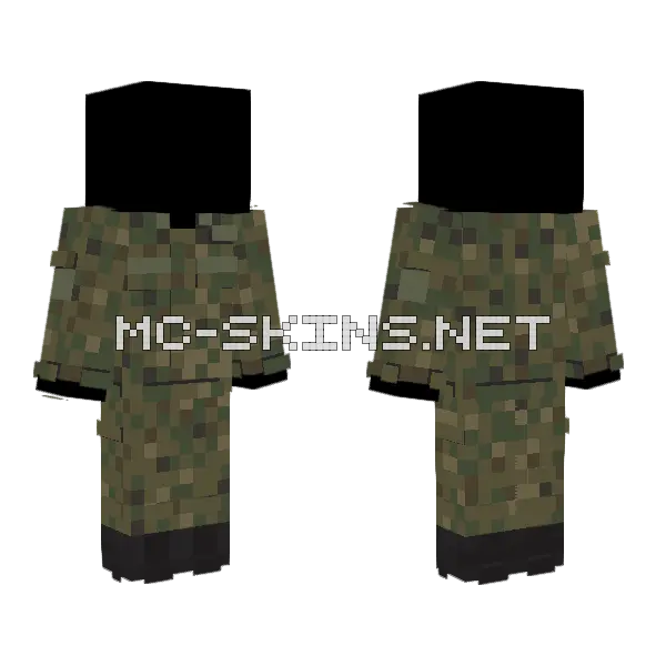 Belarusian Army Summer Set Minecraft skin, front and back