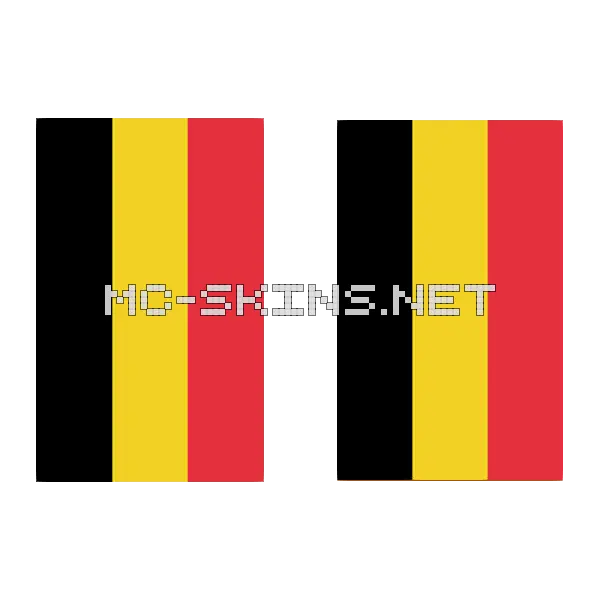 Belgium Flag cape, outside and lining