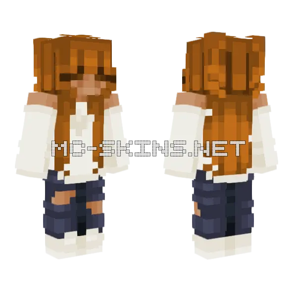 Bella Minecraft skin, front and back