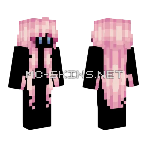 Belle Hair Base Minecraft skin, front and back