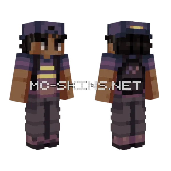 Ben Idah Default Summer Minecraft skin, front and back