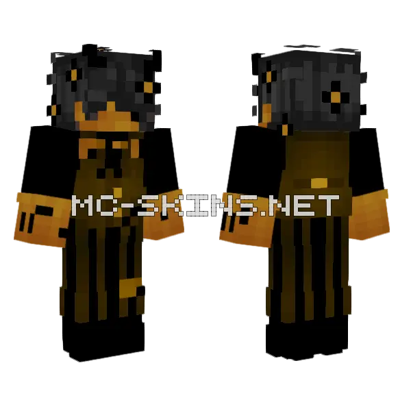 Bendy Skin Minecraft skin, front and back