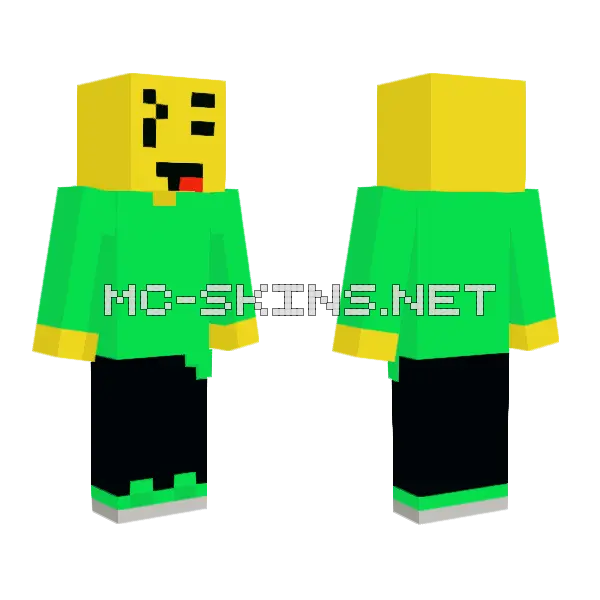 Benny Cupg Skin Pack Minecraft skin, front and back