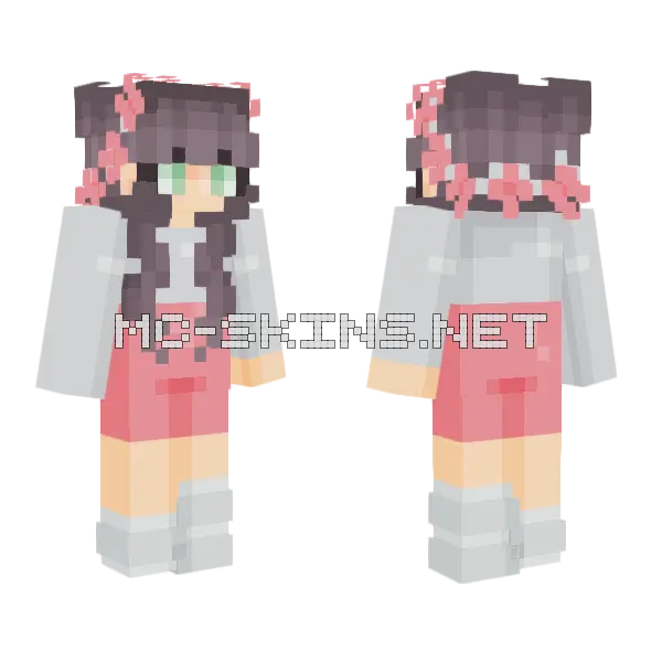Berries Rce Minecraft skin, front and back
