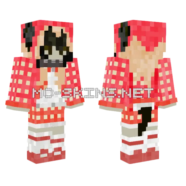 Berry Again Minecraft skin, front and back