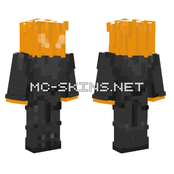 Berzek Pump Minecraft skin, front and back