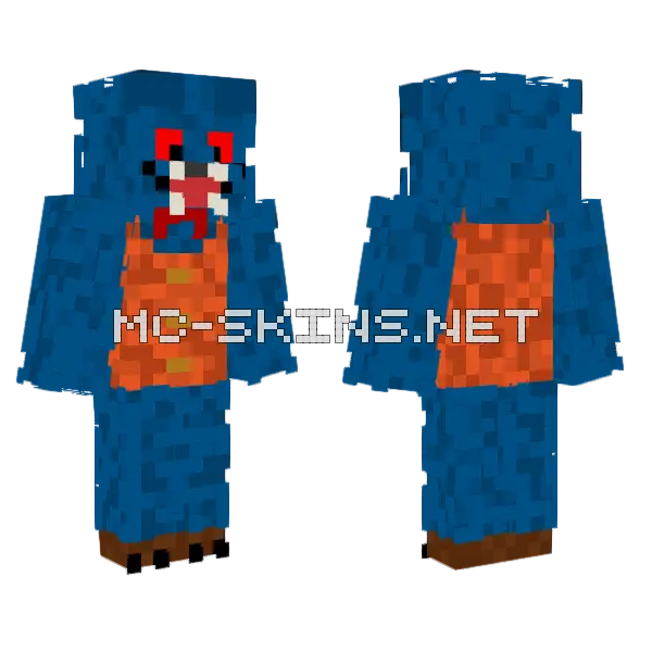 Beto Minecraft skin, front and back