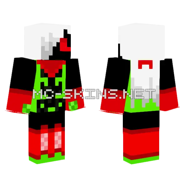 Betrayed Stylized Skin Minecraft skin, front and back