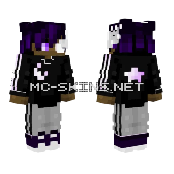 Better Know Where Your Going Minecraft skin, front and back