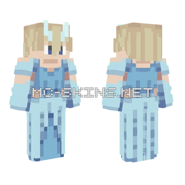 Better Princess Minecraft skin, front and back