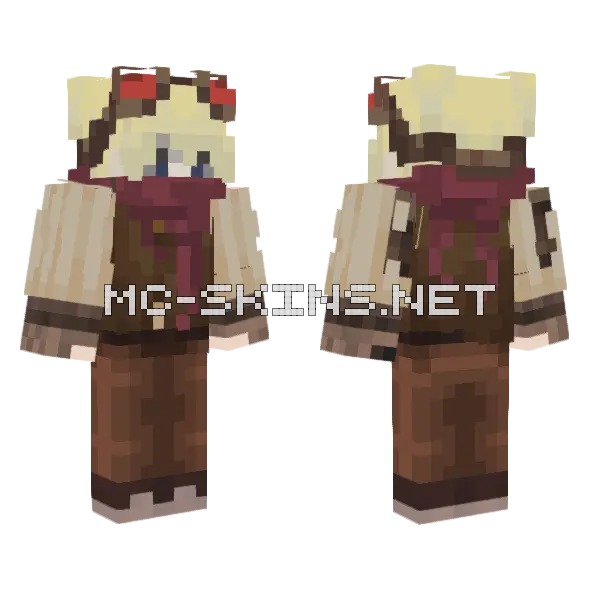 Better Skin For Ment Minecraft skin, front and back