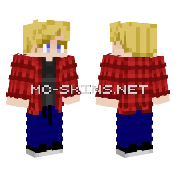 Better Version Minecraft skin, front and back