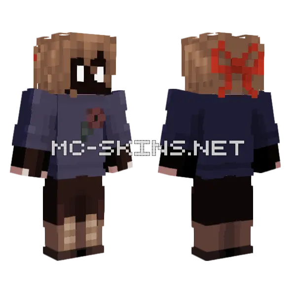 Beval Minecraft skin, front and back