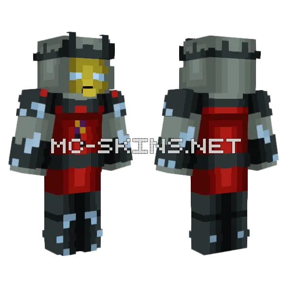 Bfgdsz Robot Minecraft skin, front and back