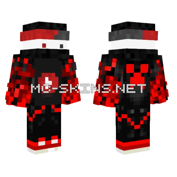 Bhvoid Yt Minecraft skin, front and back