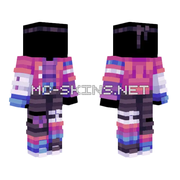 Bi Ob Masc Minecraft skin, front and back