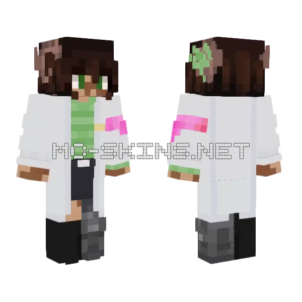 Bianca Minecraft skin, front and back