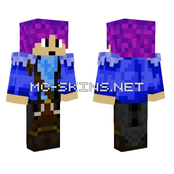 Big Cat VR Skin Minecraft skin, front and back
