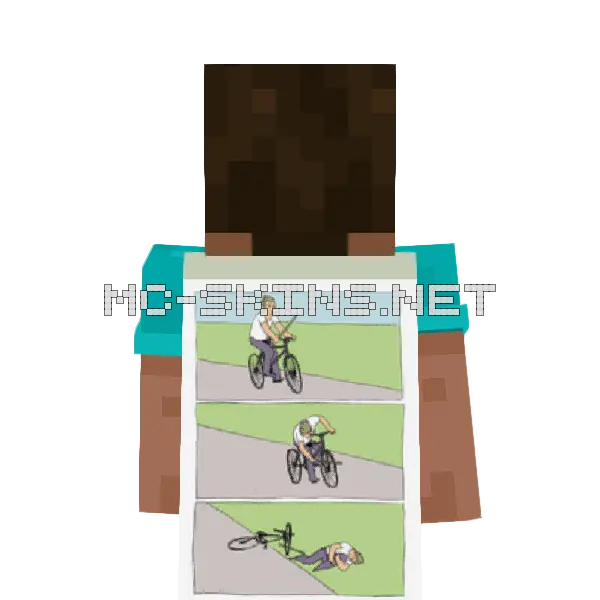 Bike Fall cape, outside and lining