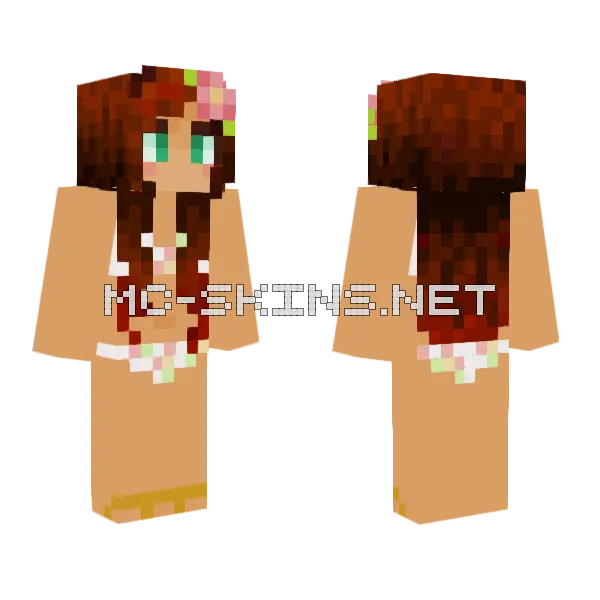 Bikini Taz Minecraft skin, front and back