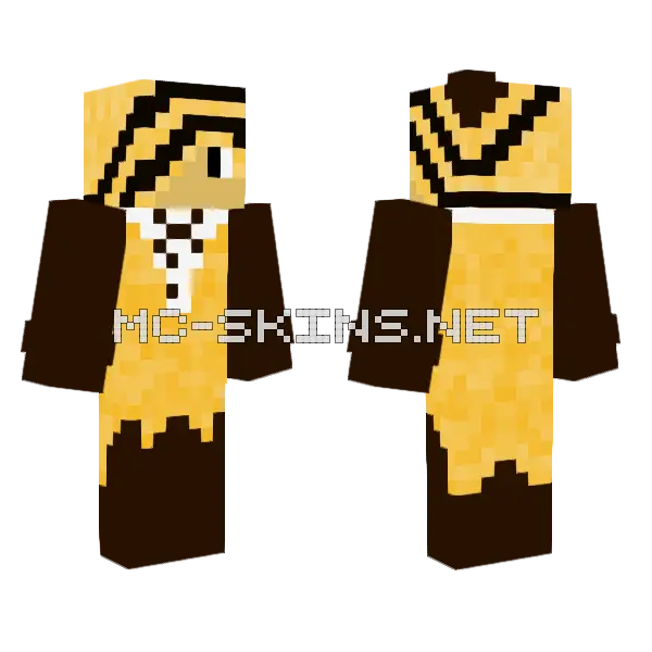 Bill Cipher AU Skin Minecraft skin, front and back