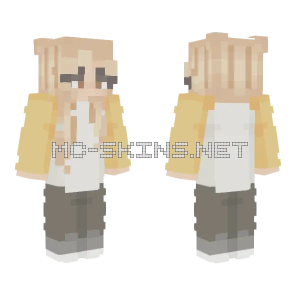 Billy Da Bananana Minecraft skin, front and back
