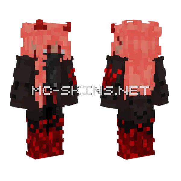 Billy Demon Minecraft skin, front and back