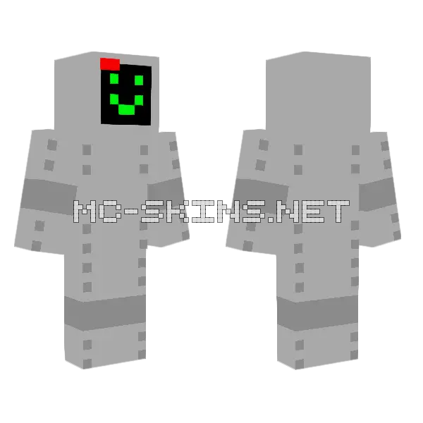 Billy The Robot Minecraft skin, front and back